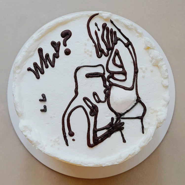 مینی کیک تعیین جنسیت نوزاد با رنگبندی صورتی و آبی برای جشن و سورپرایز – سفارش آنلاین @Cafe_popcake