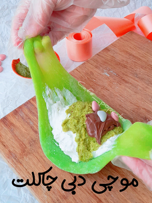 موچی دبی شکلات تازه کافه پاپ کیک