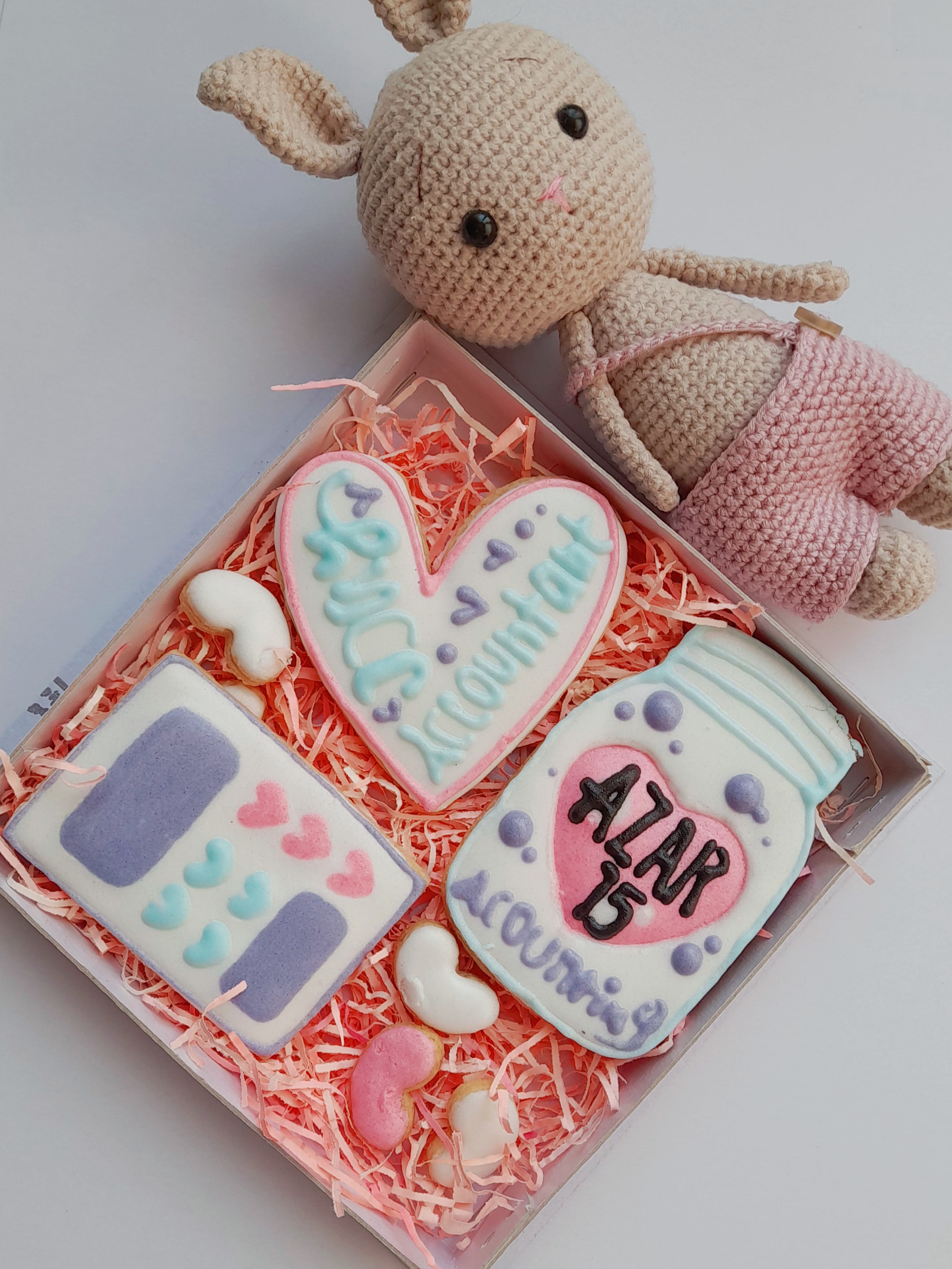 کوکی روز حسابدار با تزیین آیسینگ